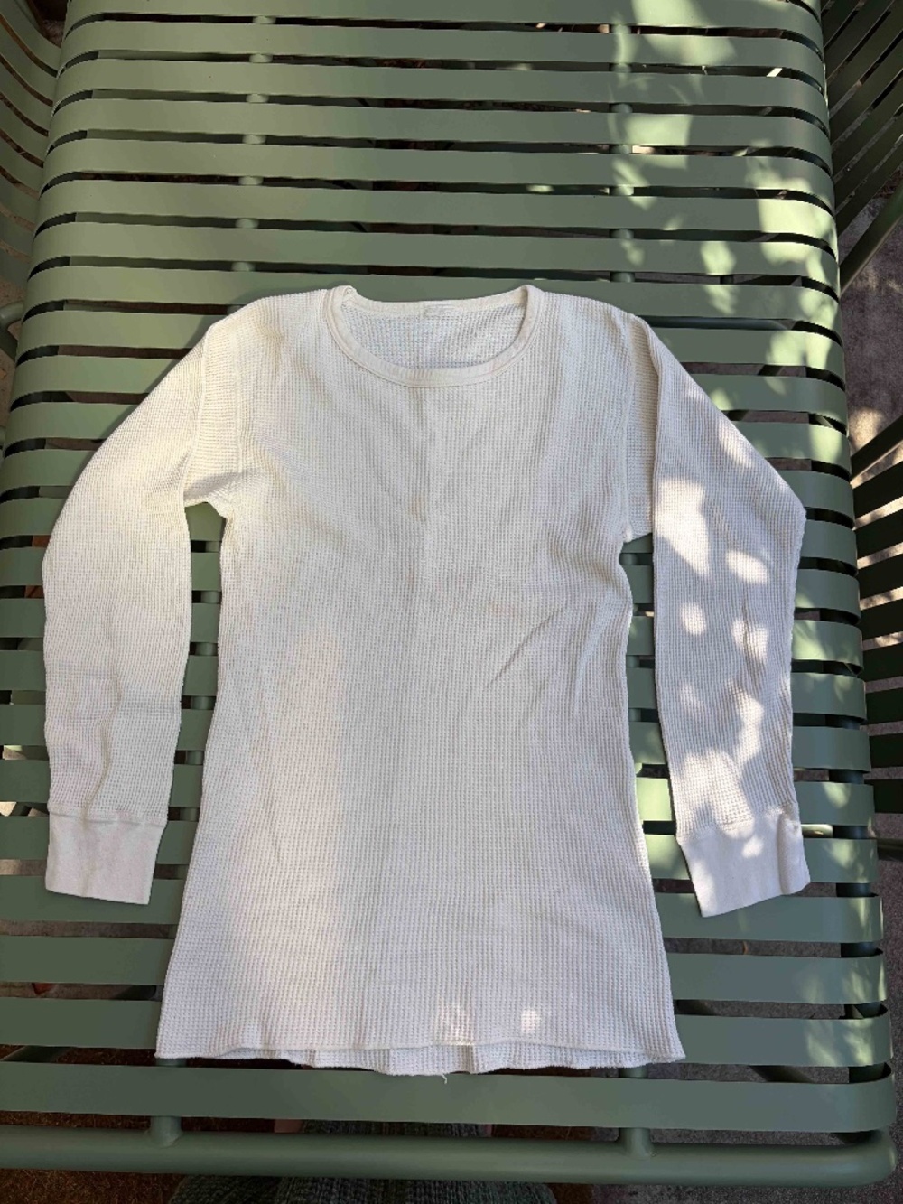 Vintage Off White Thermal